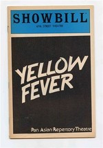 Yellow Fever Showbill Pan Asian Repertory Theatre New York 1982 - £11.84 GBP