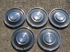 Lot of 5 genuine 1968 Ford Fairlane 14 inch hubcaps wheel covers - £43.83 GBP