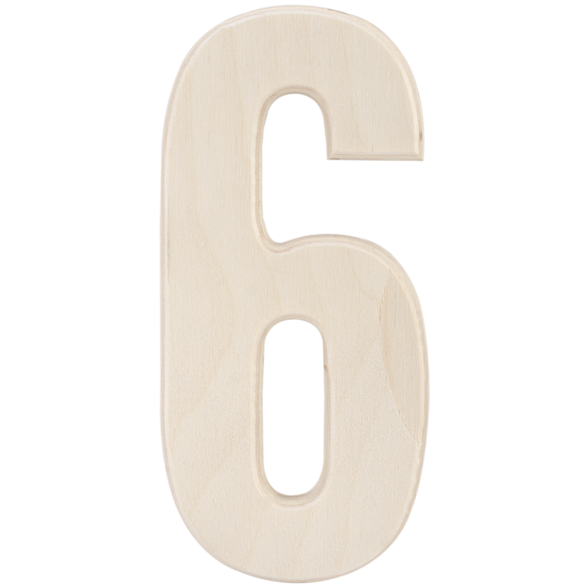 Baltic Birch University Font Letters &amp; Numbers 5.25&quot;-6 - $6.66