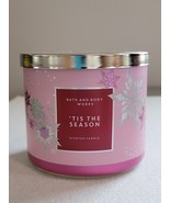 Bath &amp; Body Works 3 Wick Candle &quot;Tis The Season&quot; - €12,80 EUR