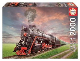 Educa Genuine Puzzles, 2,000 Pieces, Steam Locomotive (18503) - £22.25 GBP