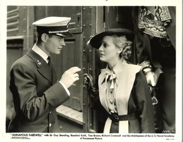 *Annapolis Farewell (1935) Usn Tom Brown Greets Rosalind Keith At Train Station - £35.24 GBP