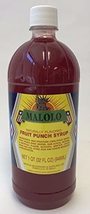 Malolo Fruit Punch Syrup 32 ounce (Pack of 2 Bottles) - £38.91 GBP