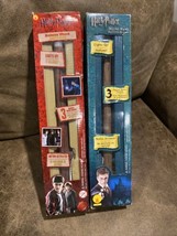 HARRY POTTER Deluxe Wand Lights Up Motion Activated Sounds Works Lot Of 2 - £14.04 GBP