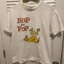 Vintage 90’s Dr Suess Hop On Pop White T-Shirt Large Single Stitch - $59.99
