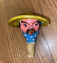 Kinki Bee Bottle Stopper Wine Pourer Vintage 1950s Japan Mushroom Hat En... - £58.71 GBP