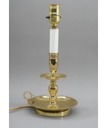 Baldwin Brass Candlestick Chamberstick Boudoir Bedside  Lamp Finger Loop - £74.91 GBP