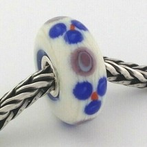 Authentic Trollbeads OOAK Unique Glass Charm #317, 15mm Diameter New - £26.63 GBP