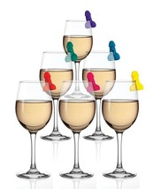 DRINK MARKERS PENIS SHAPED SUPER PENIS FUN COCKTAIL MARKERS SET OF 6 - $14.75