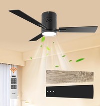 Oponl 42-Inch Black/Indoor/Outdoor Low Profile Ceiling Fan With, And Timed. - $65.93