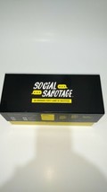 Social Sabotage: An Awkward Party Game by BuzzFeed open box SEALED CARDS - $4.99