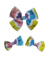 NEW Peeps Easter Bunny Rabbit Girls Hair Bow Clip - $8.21 CAD