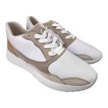A New Day Women&#39;s Size 6.5 White And Tan Reign Casual Sneakers - £8.59 GBP