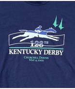 Vtg 2002 Kentucky Derby 128th T Shirt Horse Racing Churchill Downs Adult... - $18.97