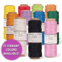 0.5mm Hemp Cord Spool Jewelry Making Macrame Crochet Arts Crafting Gift ... - £4.78 GBP