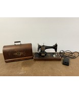 Vintage Singer Sewing Machine MODEL 128 Bentwood Travel Case manual LaVi... - £101.63 GBP