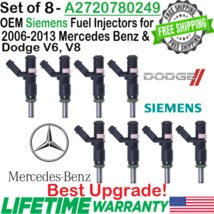 OEM x8 Siemens Best Upgrade Fuel Injectors for 2006-2013 MB Benz &amp; Dodge V6, V8 - £148.01 GBP