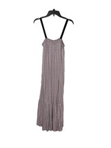 Loft Women&#39;s Dress Chevron Flounce Pocket Sleeveless Midi Smocked Size Small  - £15.95 GBP