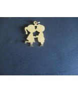1/20 12k Yellow Gold filled Kissing Boy and Girl Charm Pendant - $16.96 CAD