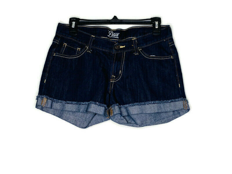 Primary image for Old Navy Size 4 Dark Wash 3.5" Diva Jean Shorts Booty Short Cut Off
