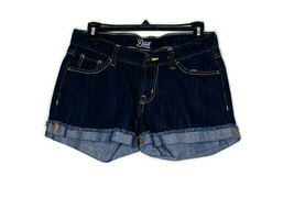 Old Navy Size 4 Dark Wash 3.5&quot; Diva Jean Shorts Booty Short Cut Off - £11.21 GBP