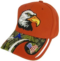 Usa American Bald Eagle Patriotic Adjustable Baseball Cap RED/CAMOUFLAGE - £11.84 GBP