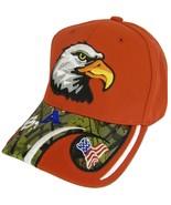 USA American Bald Eagle Patriotic Adjustable Baseball Cap RED/CAMOUFLAGE - €12,74 EUR