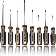Spec Ops Tools 8-Piece Screwdriver Set, Phillips, Slotted,, Mo Steel Shaft - $31.94