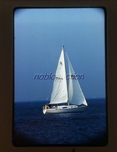 1979 Sailboat in Full Sail along Chicago, Lake Michigan Kodachrome 35mm Slide - £2.37 GBP