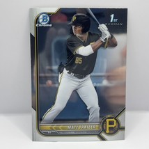 2022 Topps Bowman Baseball Matt Frazier 1st Bowman Chrome BCP-91 Pirates - £1.54 GBP