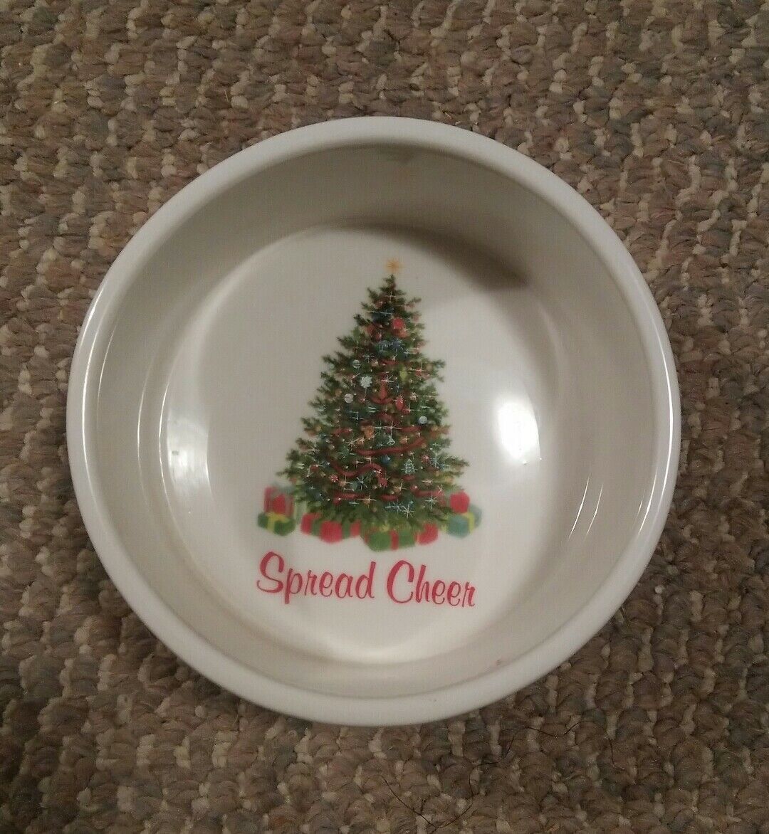 000 Martha Stewart Collection Spread Cheer Christmas Tree Bowl - $9.99