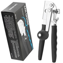 Smooth Edge Safety Cutter Manual Can Opener With Commercial Comfortable Crank Ha - $38.99