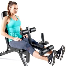 Marcy Adjustable 6 Position Utility Bench with Leg Developer and High Density Fo - £260.42 GBP