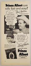 1952 Print Ad Prince Albert Tobacco Grand Ole Opry Moon Mullican Cigarette Pipe - £9.30 GBP