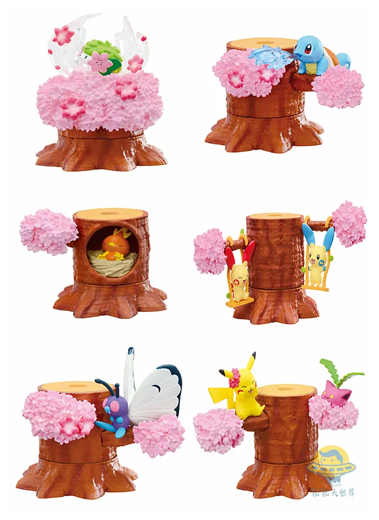 Pokemon Forest CANDY TOY Pikachu Umbreon Espeon Pidgeotto Pumpkaboo Action - £28.56 GBP+