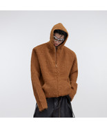 Thickened Mohair Hooded Knitted Cardigan For Men - £77.65 GBP+
