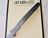 The Hair Edit Gunmetal Metallic Barrett Black Brushed Baguette New - £8.17 GBP