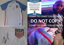 Tim Howard United States team autographed USA Soccer Jersey COA Proof Beckett  - £231.96 GBP