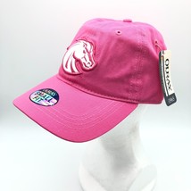 NCAA Boise State Broncos Hat Cap Ouray Pink Small Fit Hook &amp; Loop - £7.75 GBP