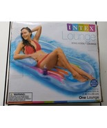 Intex King Kool Lounge Floating Swimming Pool Lounger Blue Headrest & Cupholder - $14.85