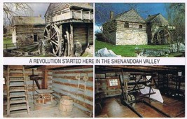 Virginia Postcard Steeles Tavern Shenandoah Valley Multi View Reaper - $2.96