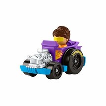 Fisher-Price Little People Wheelies Hot Rod - GMJ23 ~ Purple and Blue Co... - $2.96