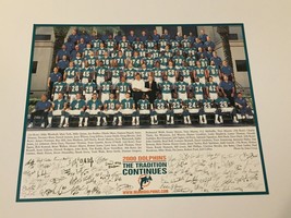 Miami Dolphins Football Team Souvenir Photo Picture 10"x 8" 2000 Season - $2.89