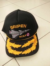 Gripen SAAB SPT Black ROYAL THAI AIR FORCE CAP BALL SOLDIER MILITARY RTA... - $32.73