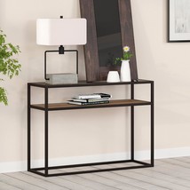 Addison&#39;S Rectangular Console Table Is 42&quot; Wide And Is Finished In Blackened - £121.22 GBP