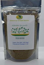Organic Alfalfa Sprouting Seed, Non GMO - 3 Oz -Country Creek LLC Brand - High S - £4.78 GBP