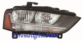 AUDI A4 2012-2016 RIGHT PASSENGER HALOGEN HEADLIGHT HEAD LIGHT LAMP WITH... - £185.97 GBP