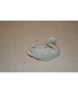 Lenox Swan Figurine Place Card Holder 24k Gold Accents Excellent Vintage... - £6.25 GBP