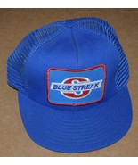 Vintage Blue Streak Mesh Snapback - $17.54 CAD