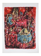 &quot;City of King David&quot; by Yossi Stern Lithograph on Paper Limited Ed of 150 w/ CoA - £232.96 GBP